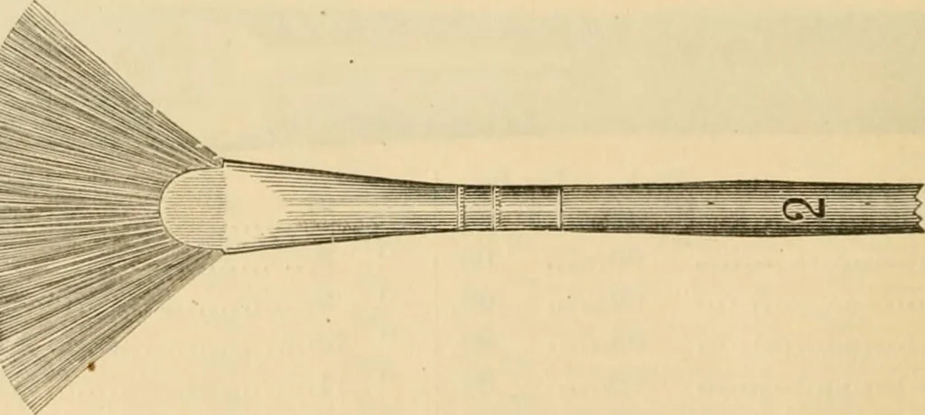 An illustration from Illustrated price list of artists' materials : comprising a complete list of painting and drawing materials for artists... materials for gilders, sign and coach-painters; etcher's and engravers' tools; also, materials for making wax and paper flowers., 1888, leaf 63