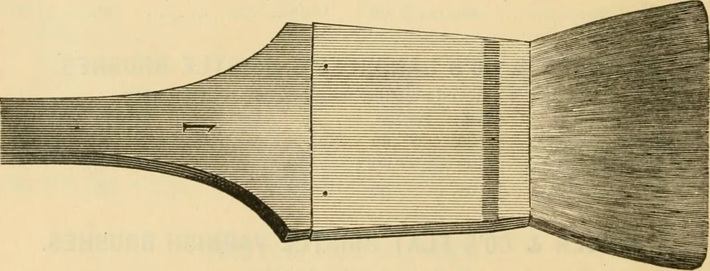 An illustration from Illustrated price list of artists' materials : comprising a complete list of painting and drawing materials for artists... materials for gilders, sign and coach-painters; etcher's and engravers' tools; also, materials for making wax and paper flowers., 1888, leaf 65