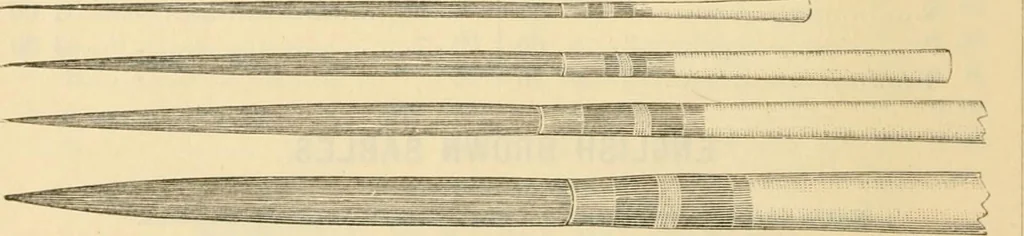 An illustration from Illustrated price list of artists' materials : comprising a complete list of painting and drawing materials for artists... materials for gilders, sign and coach-painters; etcher's and engravers' tools; also, materials for making wax and paper flowers., 1888, leaf 79