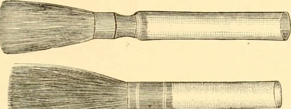 An illustration from Illustrated price list of artists' materials : comprising a complete list of painting and drawing materials for artists... materials for gilders, sign and coach-painters; etcher's and engravers' tools; also, materials for making wax and paper flowers., 1888, leaf 80