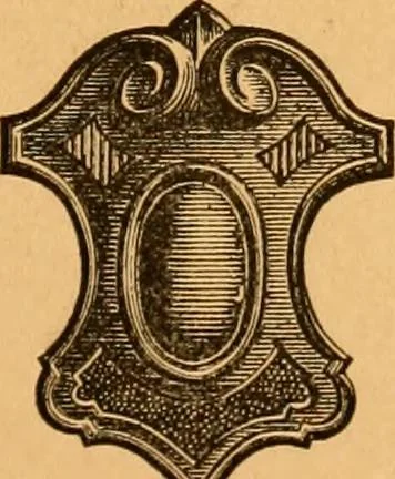An illustration from Illustrated price list of patented artificial wood ornaments for furniture manufacturers, architects, builders, interior decorators, stair builders, car builders, organ manufacturers, steamboat builders, etc, etc., 1879, leaf 20