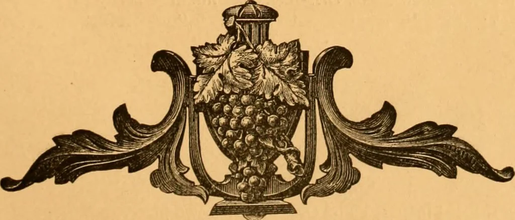 An illustration from Illustrated price list of patented artificial wood ornaments for furniture manufacturers, architects, builders, interior decorators, stair builders, car builders, organ manufacturers, steamboat builders, etc, etc., 1879, leaf 24