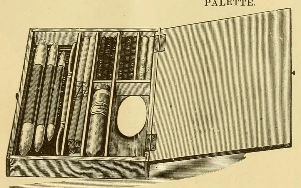 An illustration from Illustrated price list of artists' materials., 1895, leaf 73