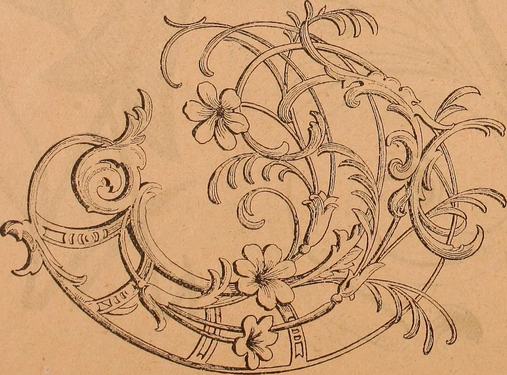 An illustration from Illustrated sample book & price list of Palm's patent transfer letters, ornaments & trade designs for signs, wagons, cars, machines, etc., 1901, leaf 40
