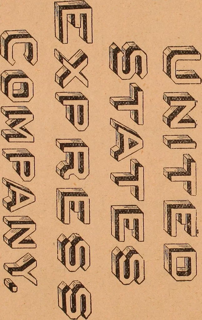 An illustration from Illustrated sample book & price list of Palm's patent transfer letters, ornaments & trade designs for signs, wagons, cars, machines, etc., 1901, leaf 43