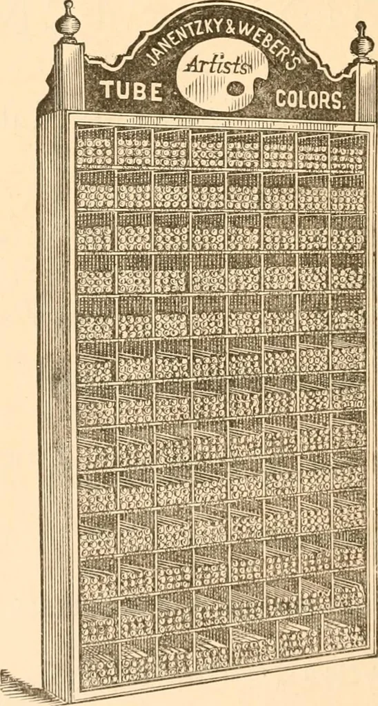 An illustration from Illustrated trade price list of artists' materials., 1886, leaf 11