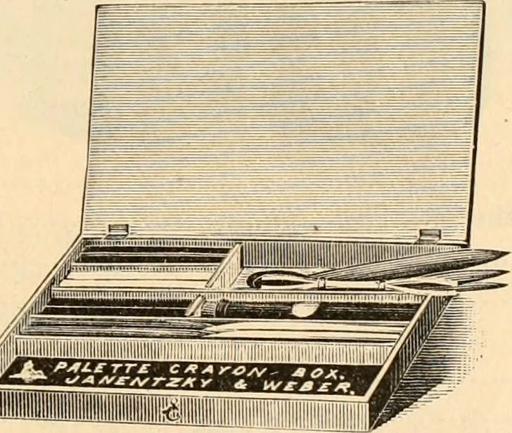 An illustration from Illustrated trade price list of artists' materials., 1886, leaf 110