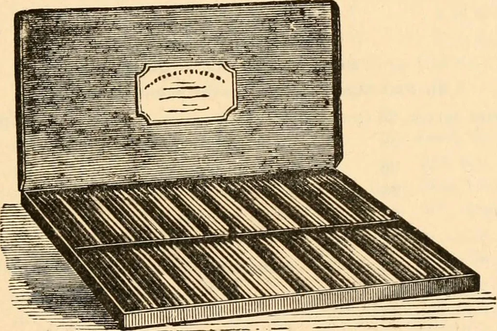 An illustration from Illustrated trade price list of artists' materials., 1886, leaf 112