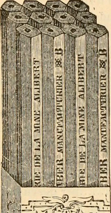 An illustration from Illustrated trade price list of artists' materials., 1886, leaf 136