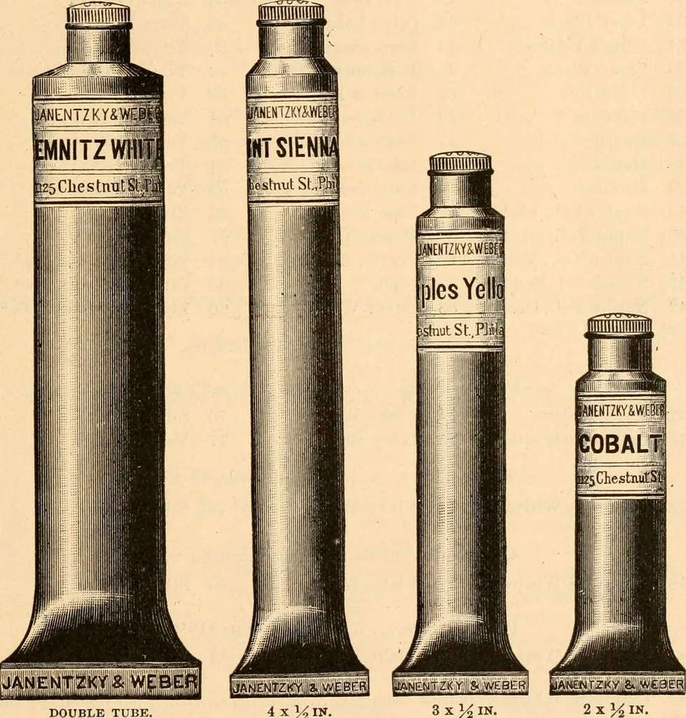An illustration from Illustrated trade price list of artists' materials., 1886, leaf 14