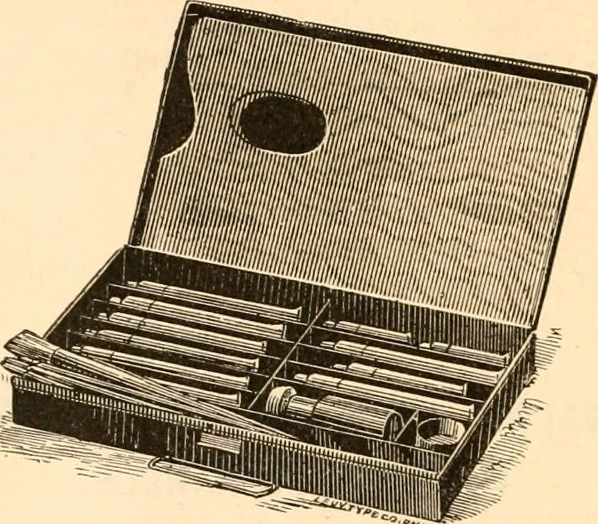 An illustration from Illustrated trade price list of artists' materials., 1886, leaf 25