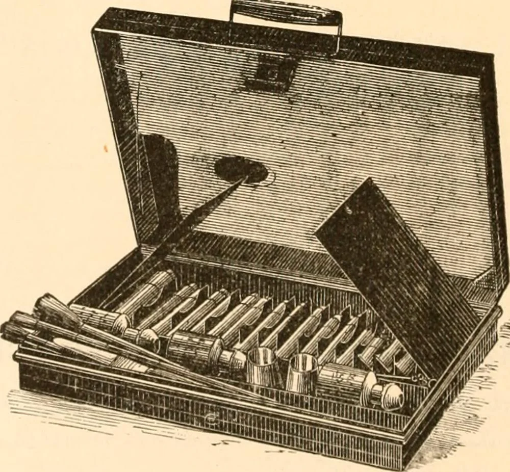 An illustration from Illustrated trade price list of artists' materials., 1886, leaf 25