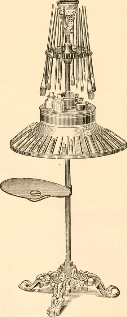 An illustration from Illustrated trade price list of artists' materials., 1886, leaf 31