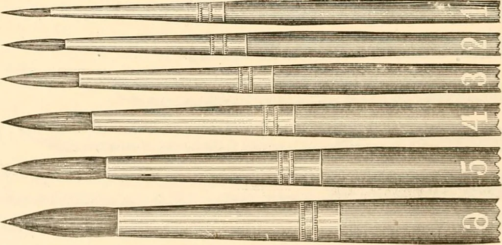 An illustration from Illustrated trade price list of artists' materials., 1886, leaf 67
