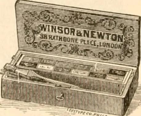 An illustration from Illustrated trade price list of artists' materials., 1886, leaf 91