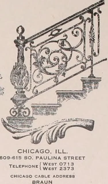 An illustration from Illustrating light iron pressed rosettes, cups, husks, leaves, roses and various ornaments used on lamps and lighting fixtures ..., 1922, leaf 23