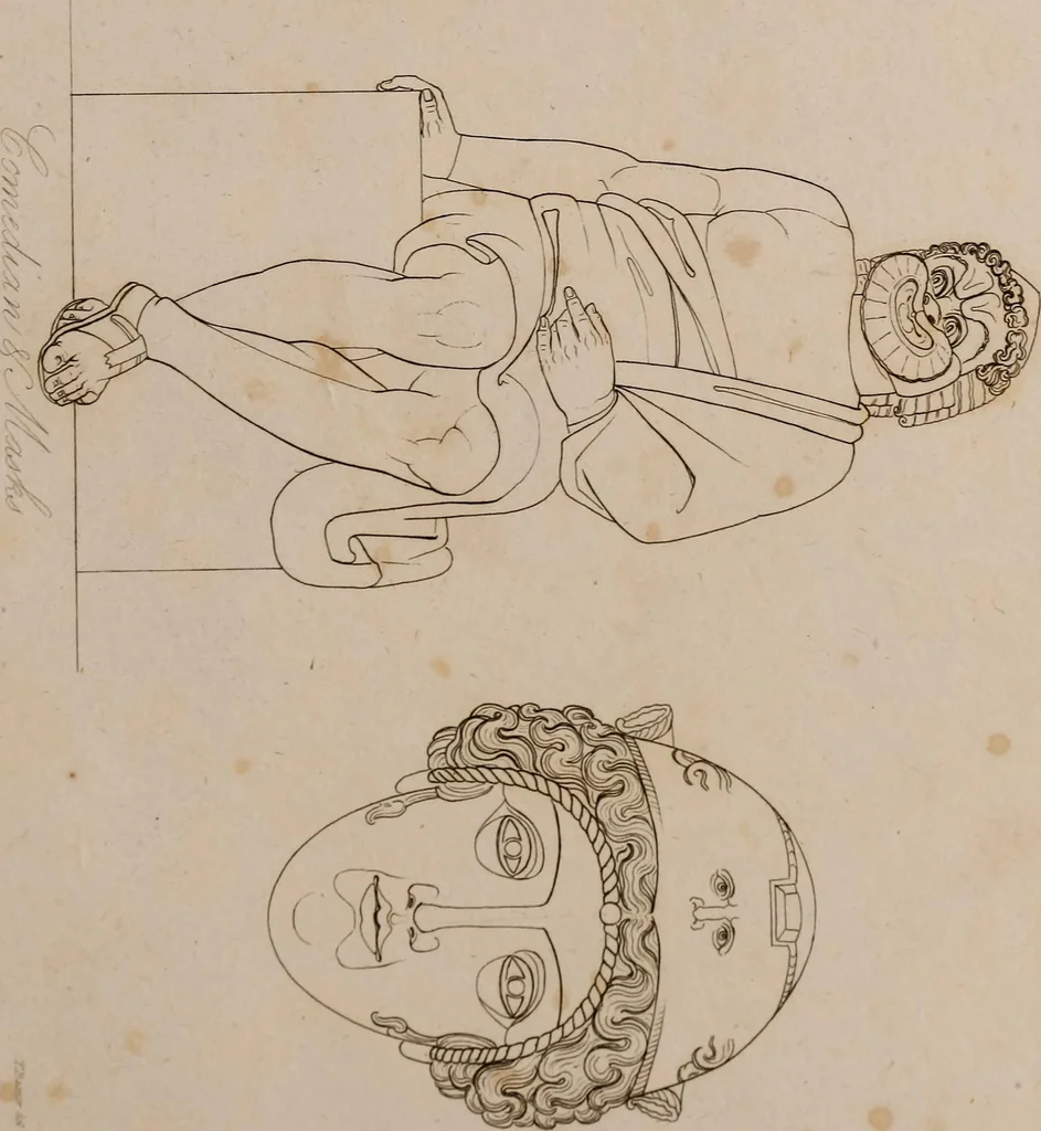 An illustration from An illustration of the Egyptian, Grecian, and Roman costume; in forty outlines, with descriptions, selected, drawn & engraved, 1810, leaf 80