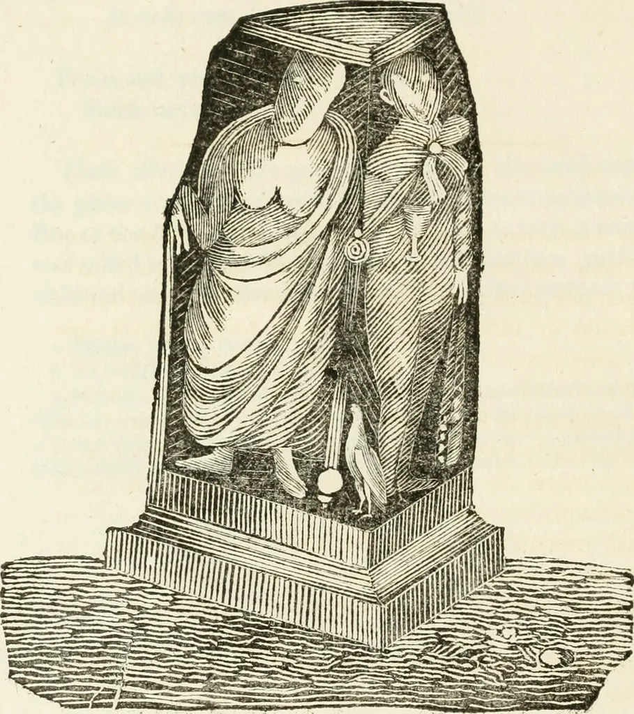 An illustration from An illustration of the Roman antiquities discovered at Bath, 1797, leaf 107