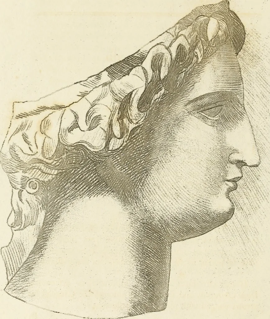 An illustration from An illustration of the Roman antiquities discovered at Bath, 1797, leaf 123