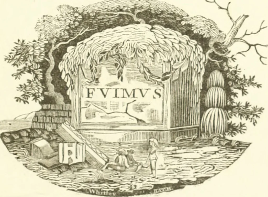 An illustration from An illustration of the Roman antiquities discovered at Bath, 1797, leaf 2
