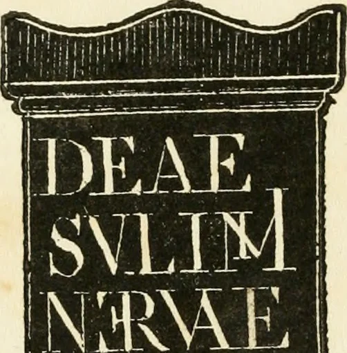 An illustration from An illustration of the Roman antiquities discovered at Bath, 1797, leaf 49