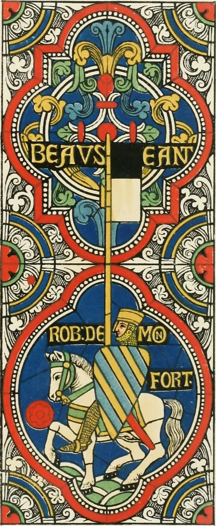 An illustration from Illustrations of the architectural ornaments and embellishments and painted glass of the Temple Church, London, 1845, leaf 34