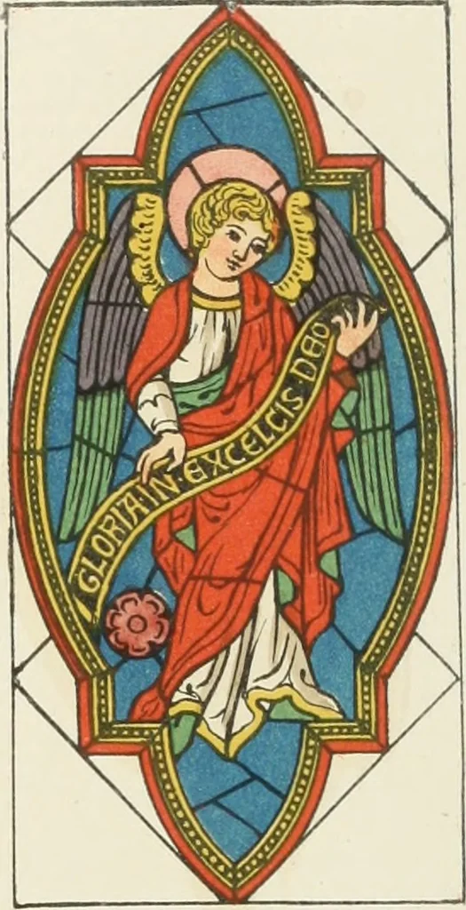 An illustration from Illustrations of the architectural ornaments and embellishments and painted glass of the Temple Church, London, 1845, leaf 40