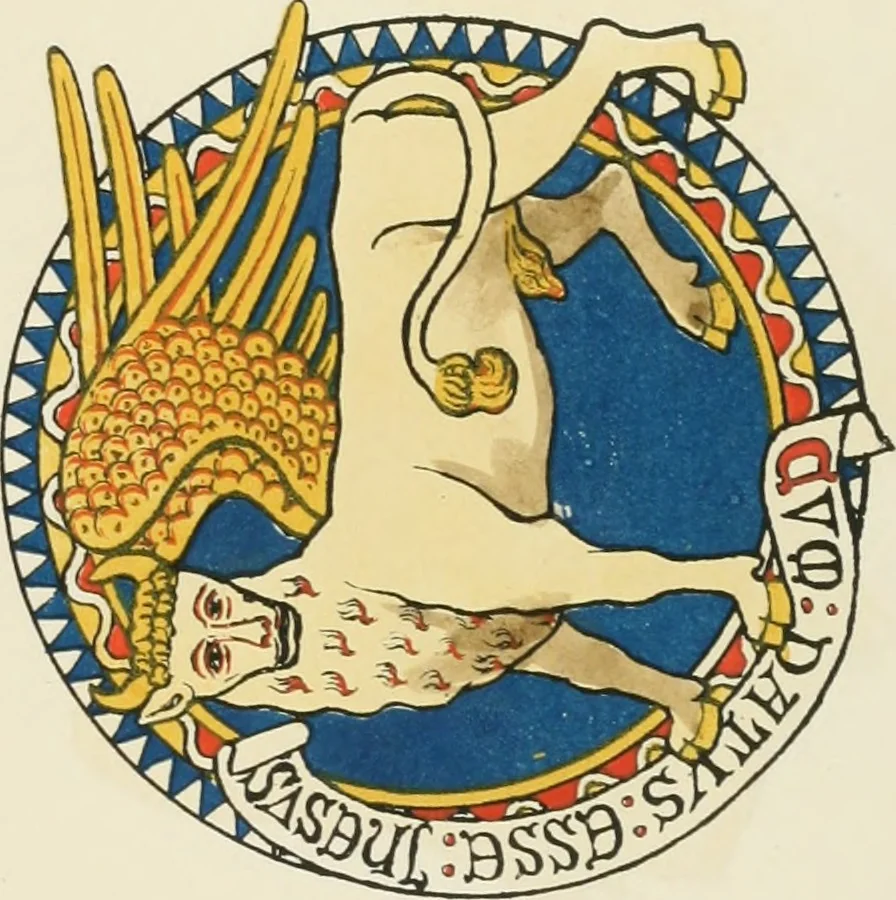 An illustration from Illustrations of the architectural ornaments and embellishments and painted glass of the Temple Church, London, 1845, leaf 48