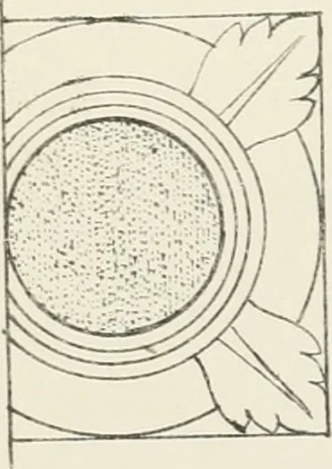 An illustration from Illustrations of the architectural ornaments and embellishments and painted glass of the Temple Church, London, 1845, leaf 80
