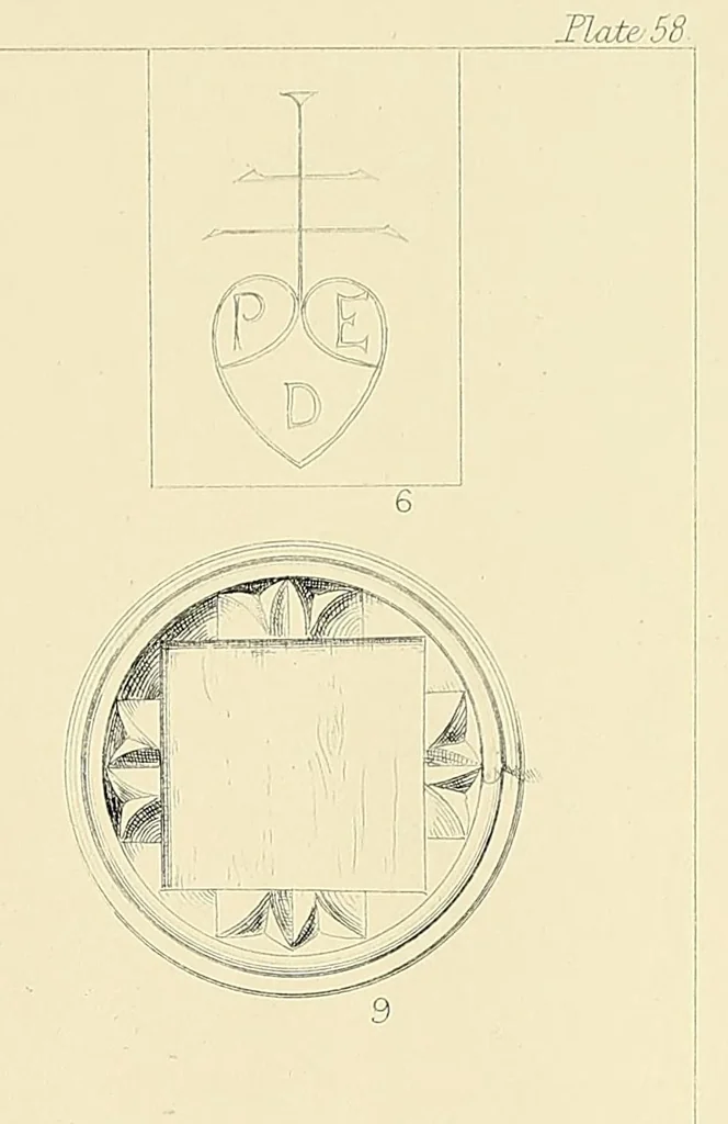 An illustration from Illustrations of architecture and ornament. Drawn and etched on copper, 1865, leaf 147