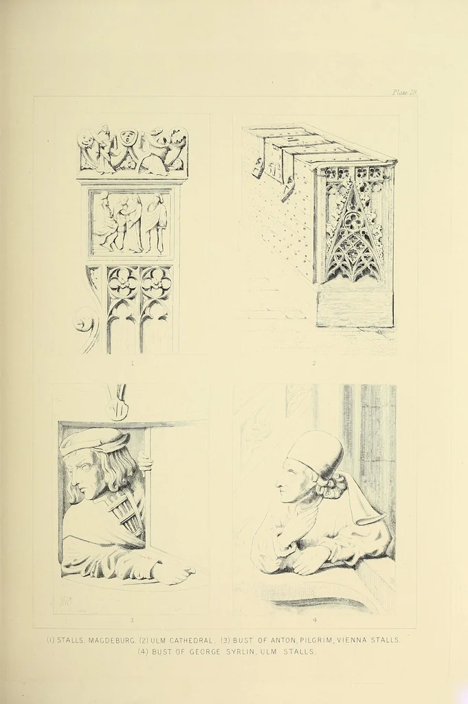 An illustration from Illustrations of architecture and ornament. Drawn and etched on copper, 1865, leaf 87