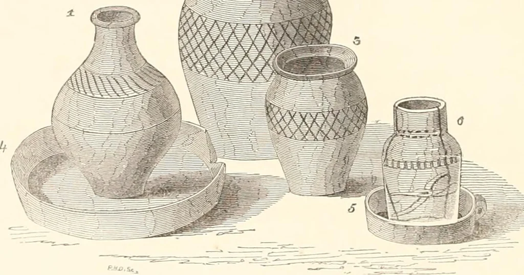 An illustration from Illustrations of the remains of Roman art, in Cirencester, the site of antient Corinium, 1850, leaf 125