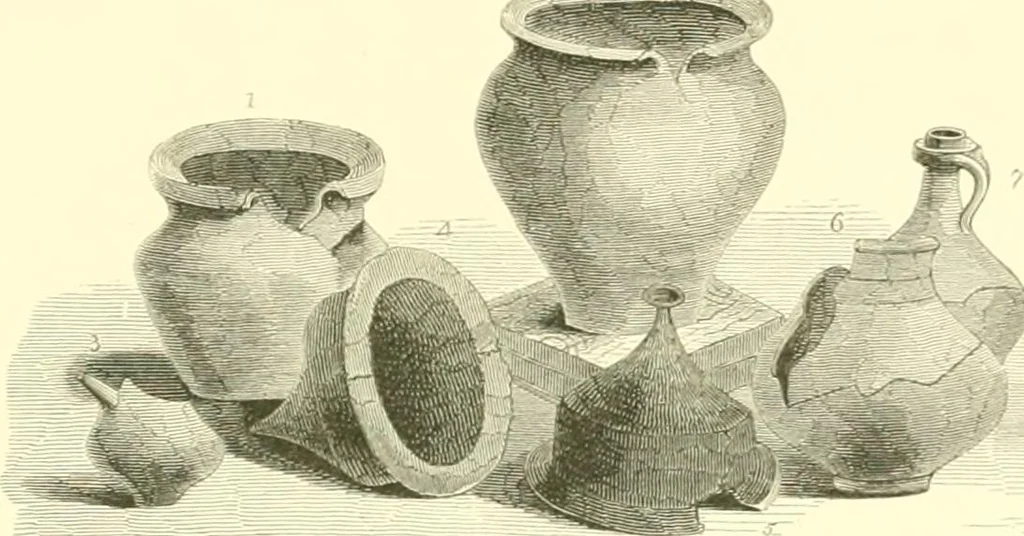 An illustration from Illustrations of the remains of Roman art, in Cirencester, the site of antient Corinium, 1850, leaf 130