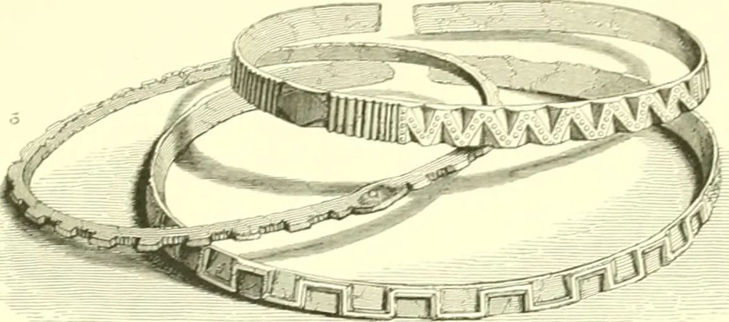 An illustration from Illustrations of the remains of Roman art, in Cirencester, the site of antient Corinium, 1850, leaf 162