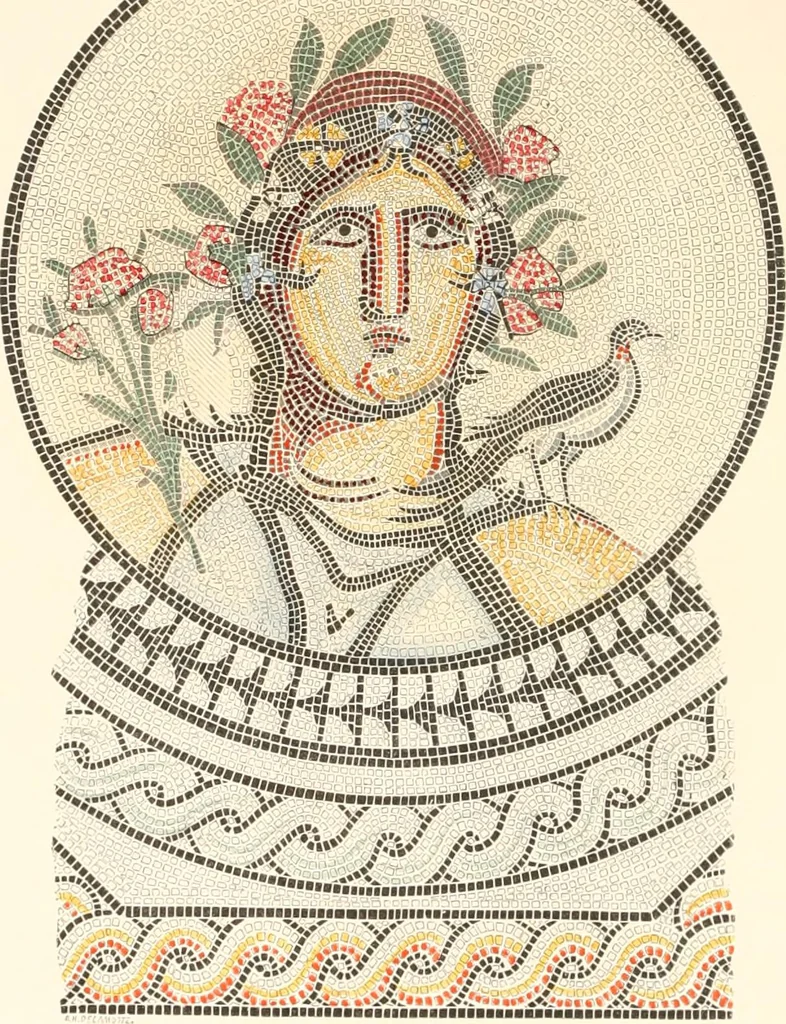 An illustration from Illustrations of the remains of Roman art, in Cirencester, the site of antient Corinium, 1850, leaf 83