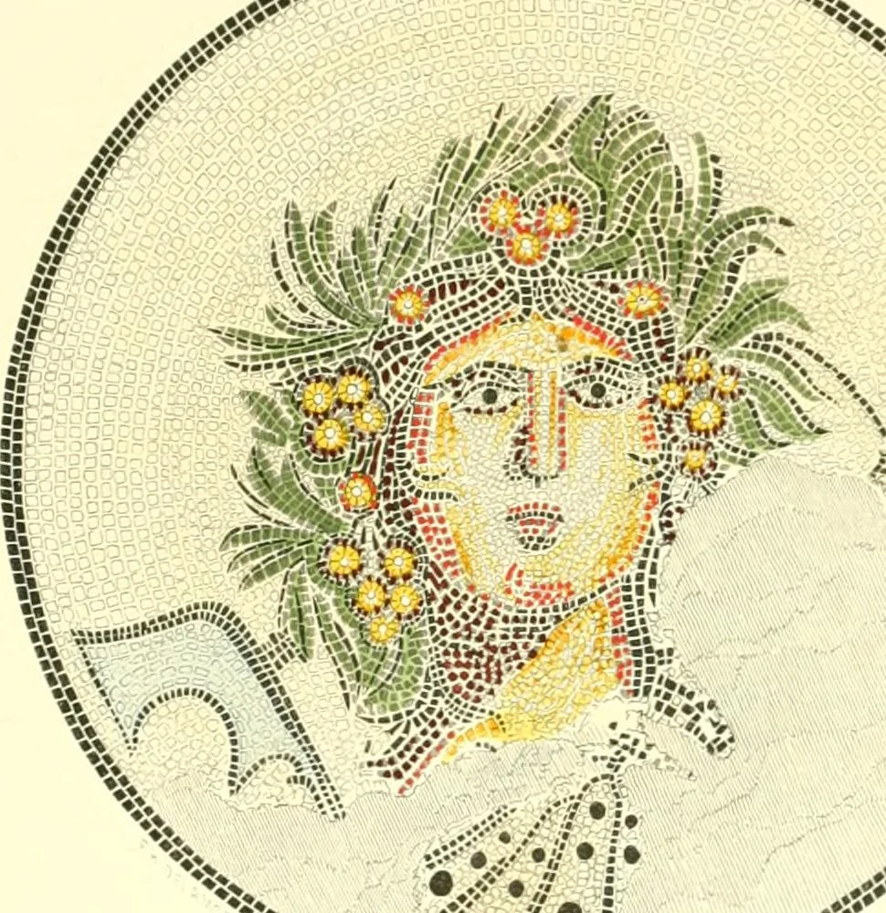 An illustration from Illustrations of the remains of Roman art, in Cirencester, the site of antient Corinium, 1850, leaf 86