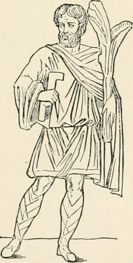 An illustration from Illustrations of school classics, arranged and described, 1903, leaf 100
