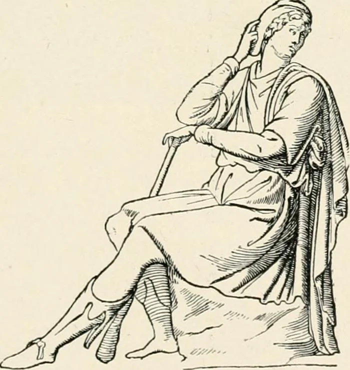 An illustration from Illustrations of school classics, arranged and described, 1903, leaf 116