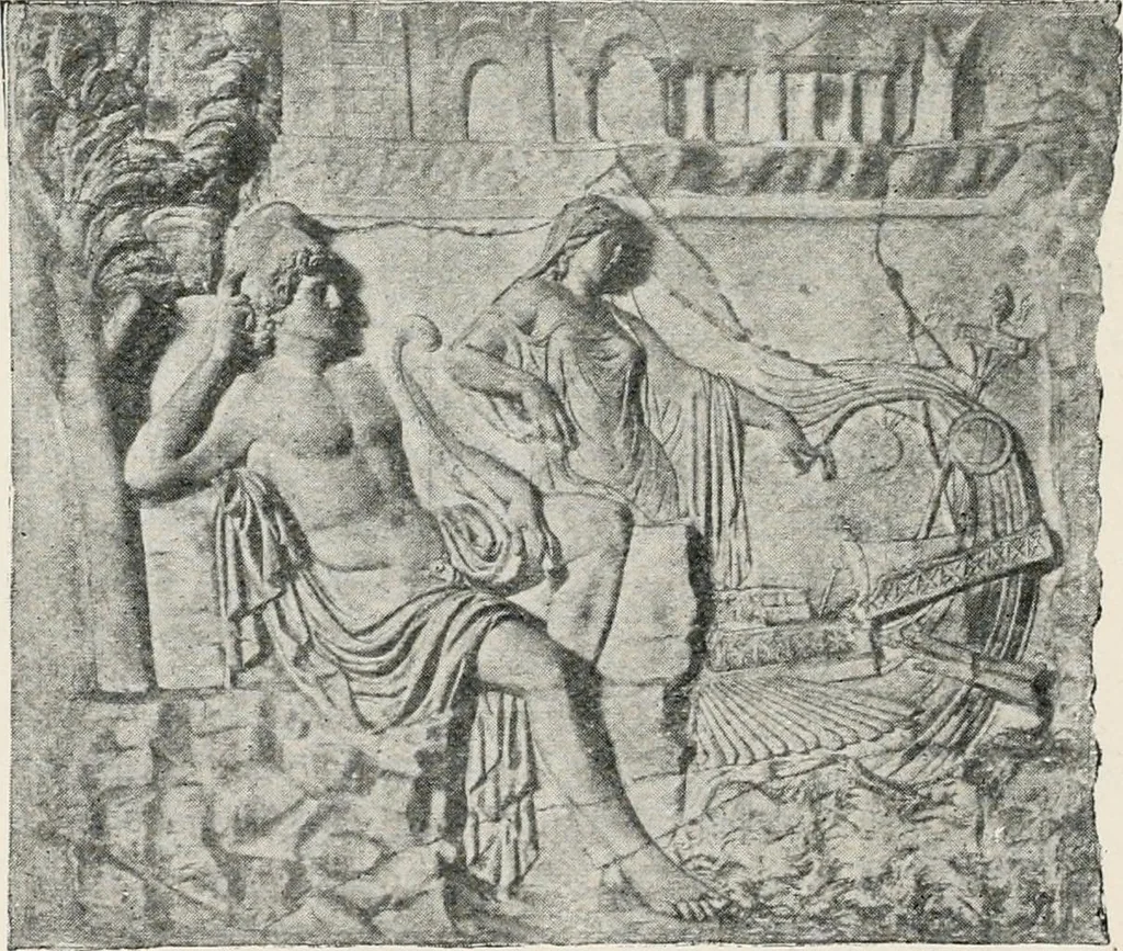 An illustration from Illustrations of school classics, arranged and described, 1903, leaf 117