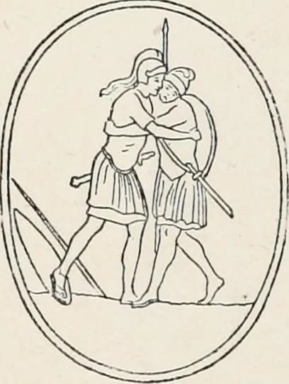 An illustration from Illustrations of school classics, arranged and described, 1903, leaf 121