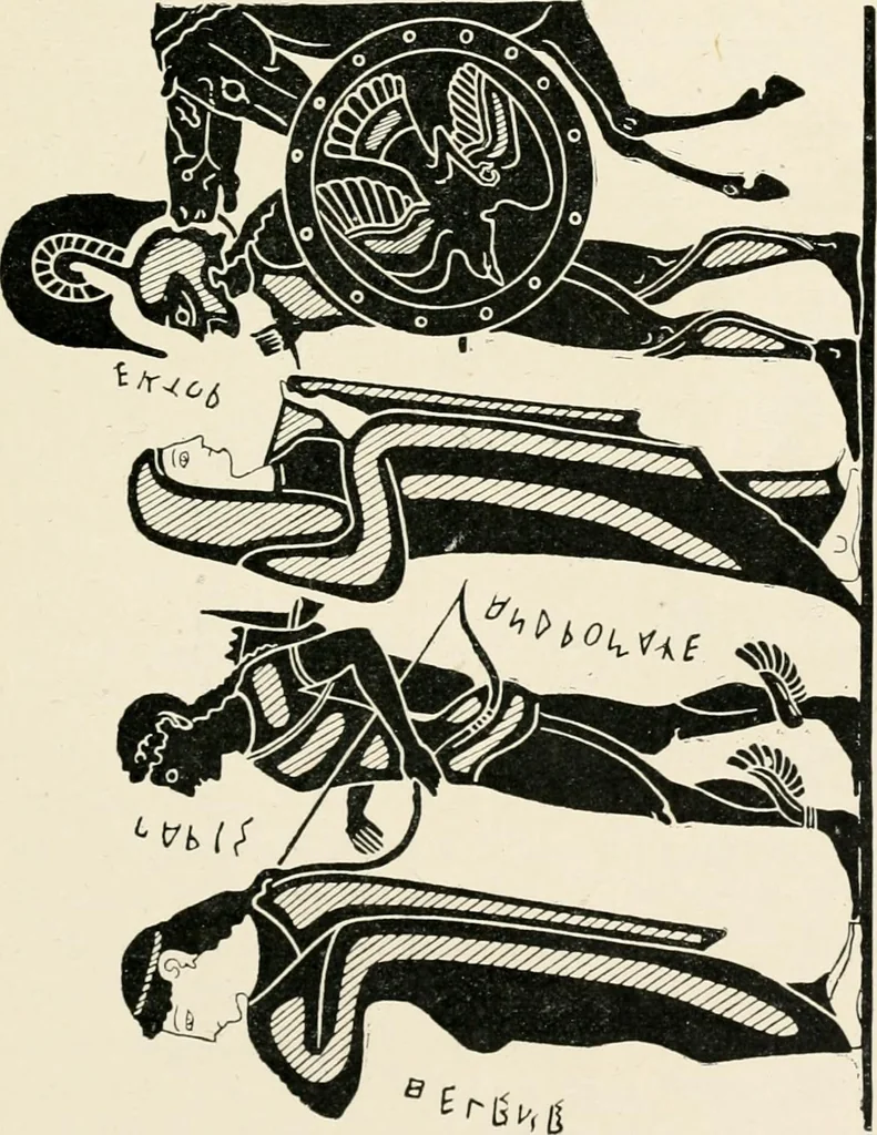 An illustration from Illustrations of school classics, arranged and described, 1903, leaf 122