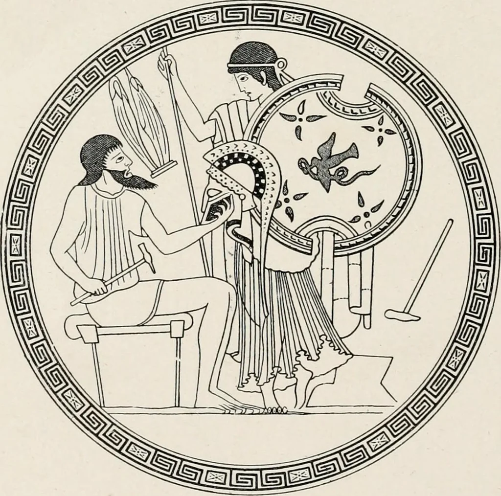 An illustration from Illustrations of school classics, arranged and described, 1903, leaf 127