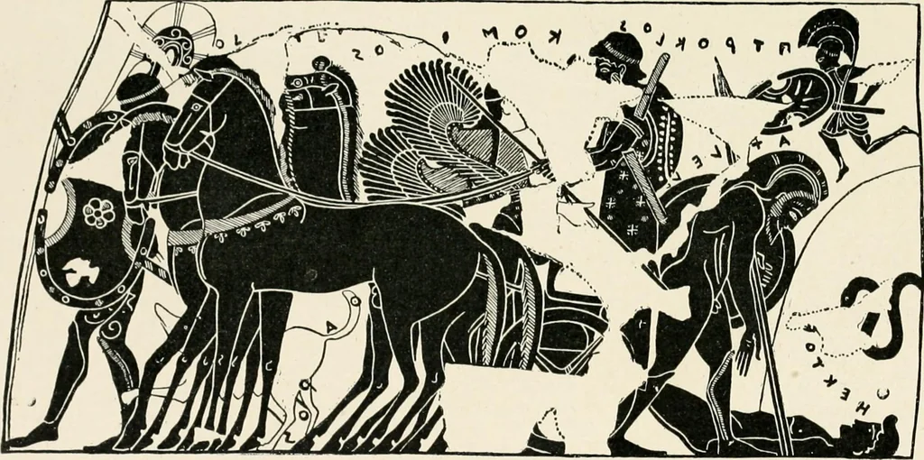 An illustration from Illustrations of school classics, arranged and described, 1903, leaf 128