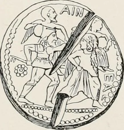 An illustration from Illustrations of school classics, arranged and described, 1903, leaf 141
