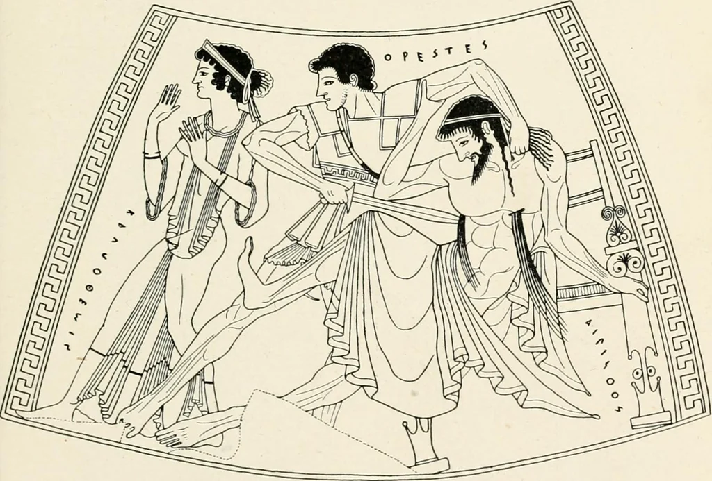 An illustration from Illustrations of school classics, arranged and described, 1903, leaf 148