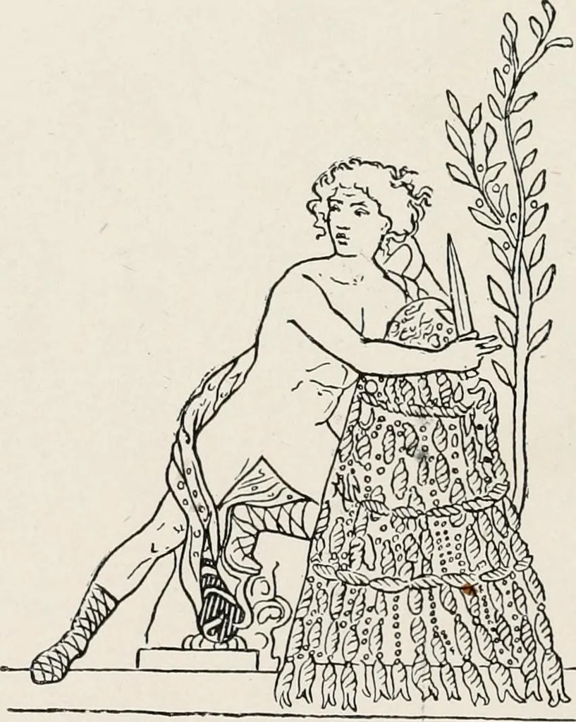 An illustration from Illustrations of school classics, arranged and described, 1903, leaf 149
