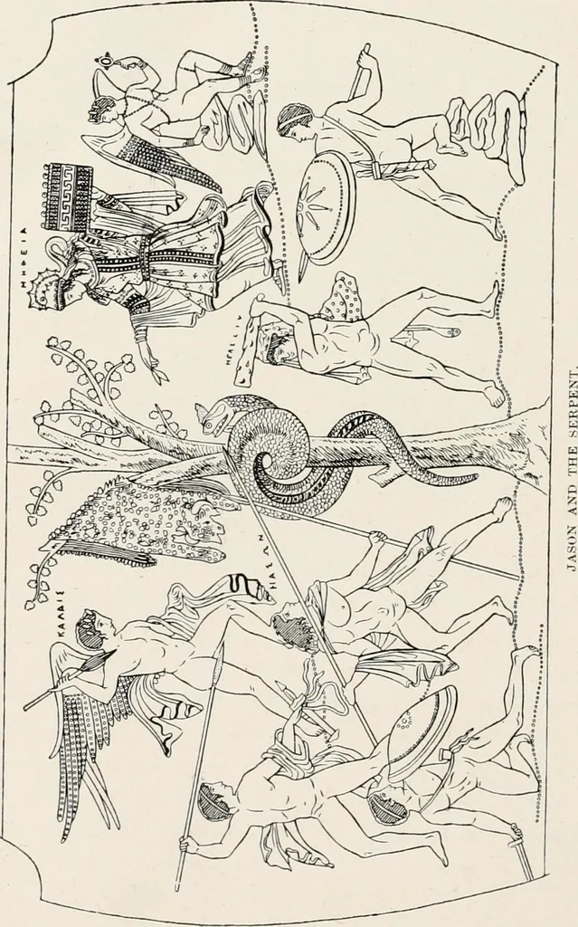 An illustration from Illustrations of school classics, arranged and described, 1903, leaf 151