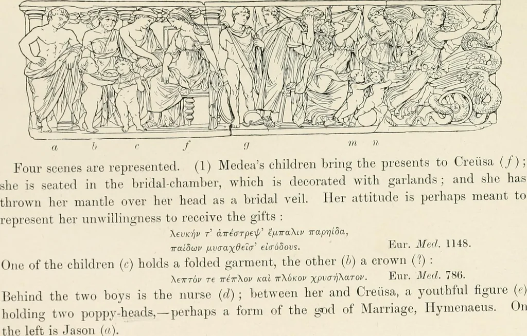 An illustration from Illustrations of school classics, arranged and described, 1903, leaf 154