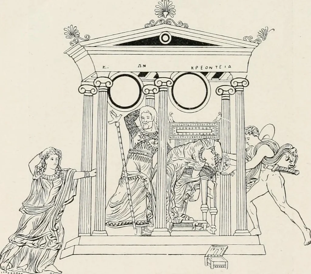 An illustration from Illustrations of school classics, arranged and described, 1903, leaf 157