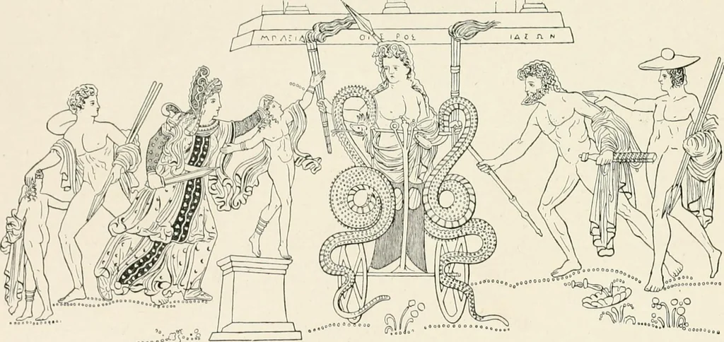 An illustration from Illustrations of school classics, arranged and described, 1903, leaf 158